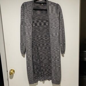 Gray Glitter Cardigan Ladies Large